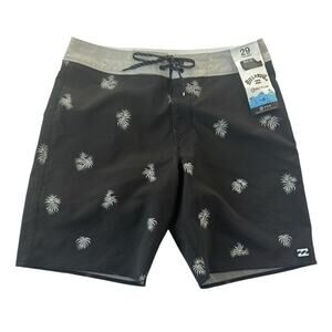 Billabong Recycler Sundays Pro Board Shorts NWT Mens 29 Black White #5127